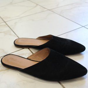 Madewell Remi Suede Slip-On Mules Shoes